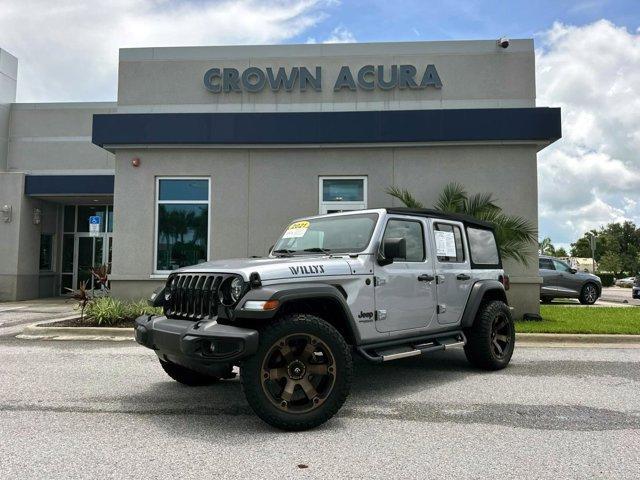 used 2021 Jeep Wrangler Unlimited car, priced at $29,000