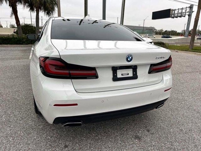 used 2022 BMW 530e car, priced at $33,000