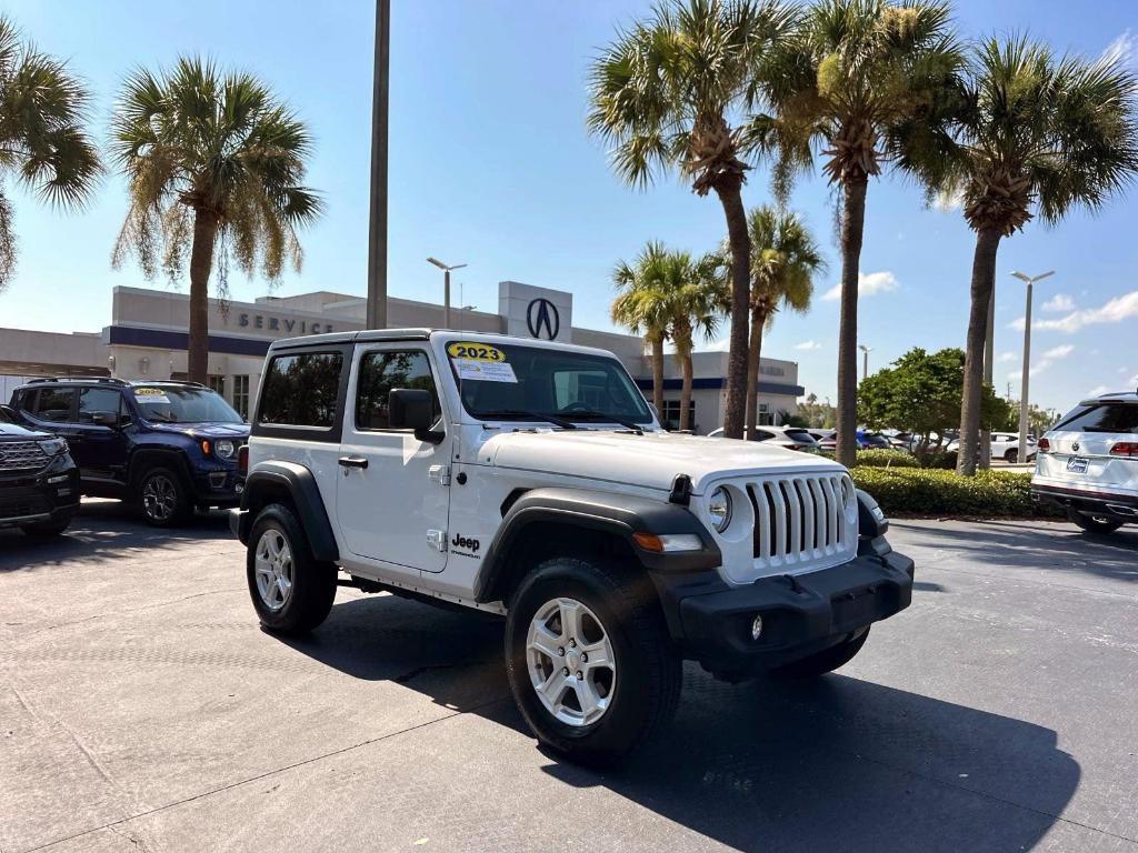 used 2023 Jeep Wrangler car, priced at $26,800