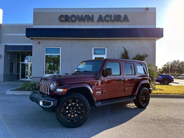 used 2021 Jeep Wrangler Unlimited 4xe car, priced at $35,000