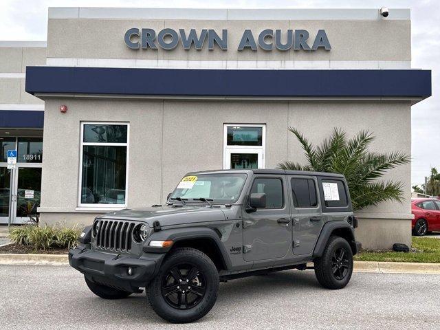 used 2021 Jeep Wrangler Unlimited car, priced at $26,000