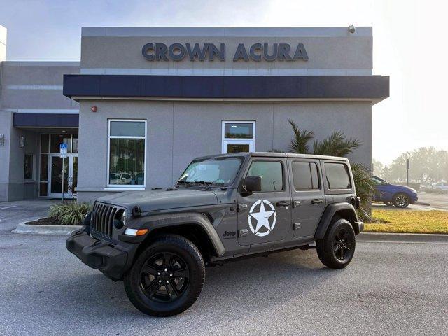 used 2021 Jeep Wrangler Unlimited car, priced at $28,500