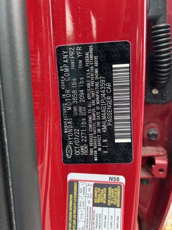 used 2023 Hyundai Elantra car, priced at $15,836