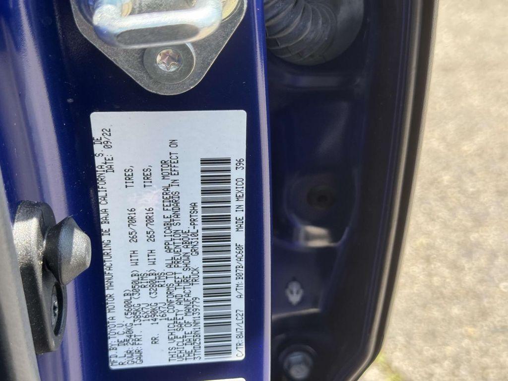 used 2022 Toyota Tacoma car, priced at $39,726