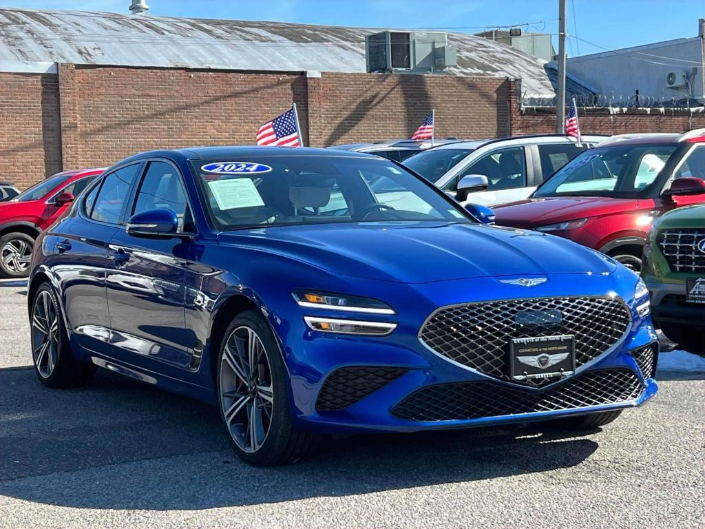 used 2024 Genesis G70 car, priced at $34,809