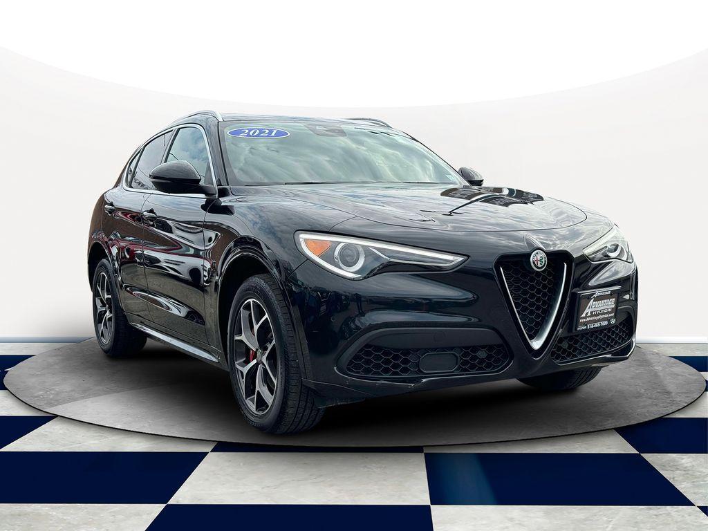 used 2021 Alfa Romeo Stelvio car, priced at $19,500