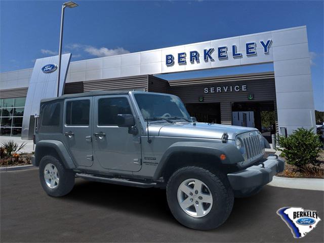 used 2017 Jeep Wrangler Unlimited car, priced at $18,499