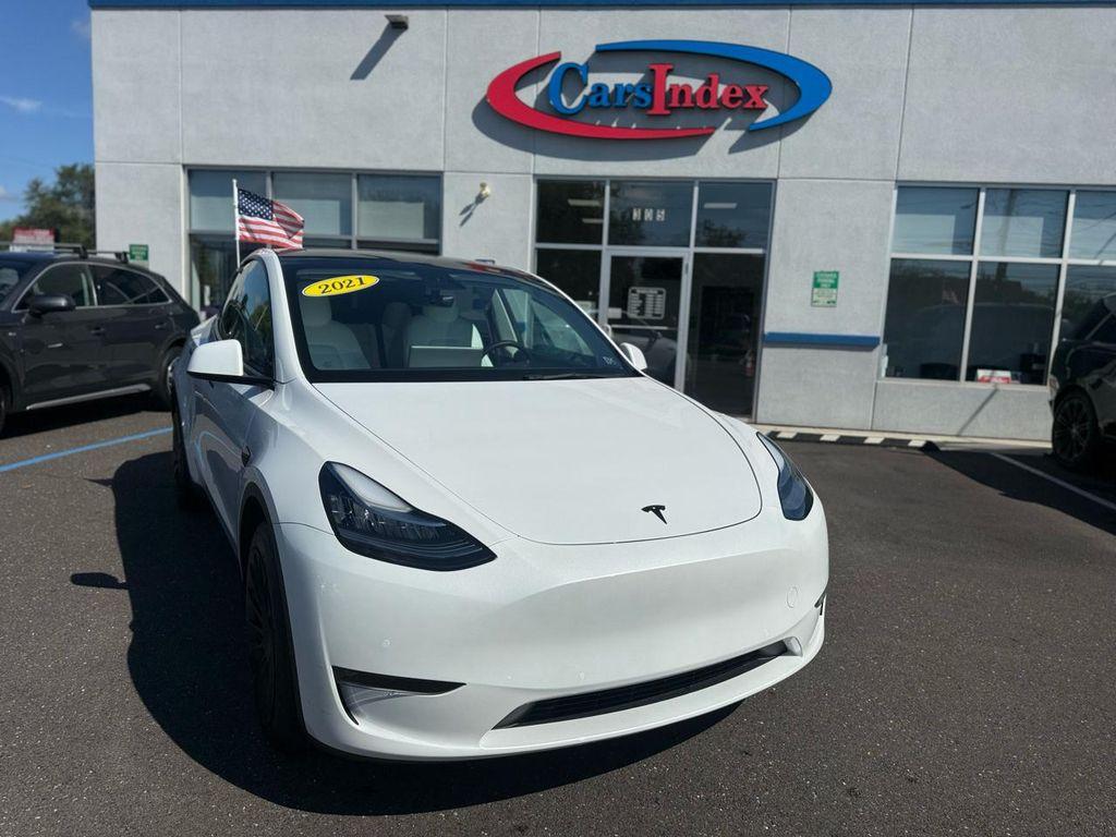used 2021 Tesla Model Y car, priced at $27,499