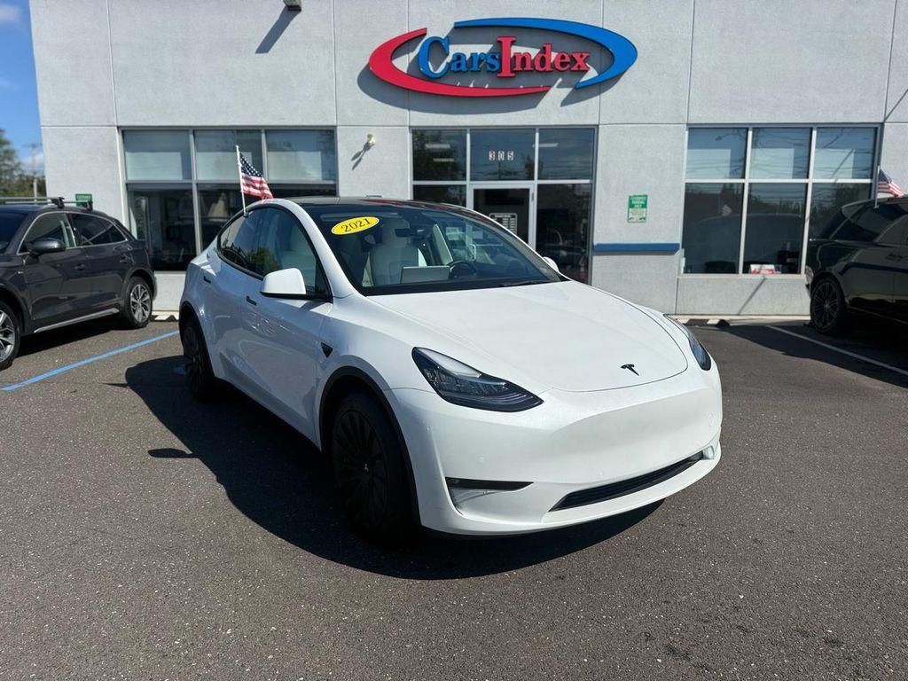 used 2021 Tesla Model Y car, priced at $27,499
