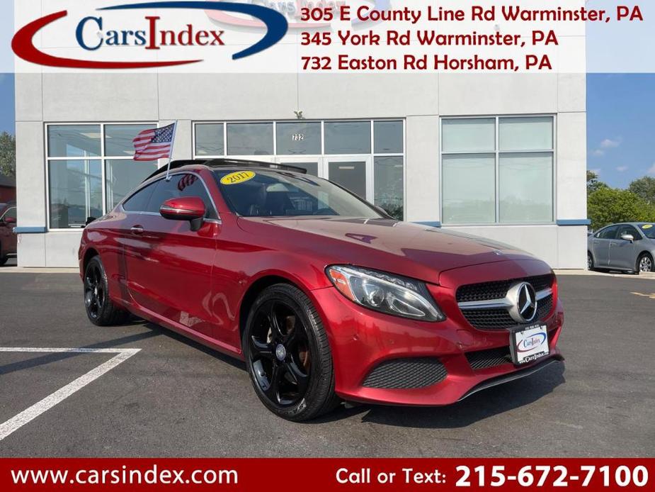 used 2017 Mercedes-Benz C-Class car, priced at $18,999