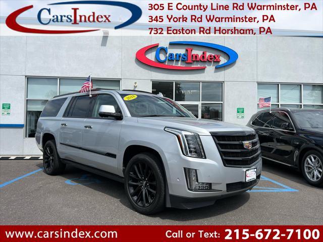 used 2018 Cadillac Escalade ESV car, priced at $38,999