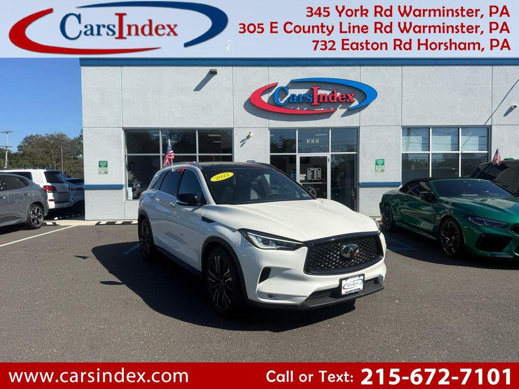 used 2022 INFINITI QX50 car, priced at $28,499