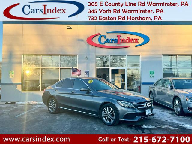 used 2018 Mercedes-Benz C-Class car, priced at $17,999