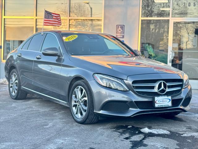 used 2018 Mercedes-Benz C-Class car, priced at $17,999