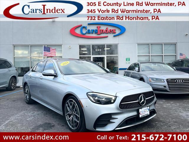 used 2021 Mercedes-Benz E-Class car, priced at $35,999