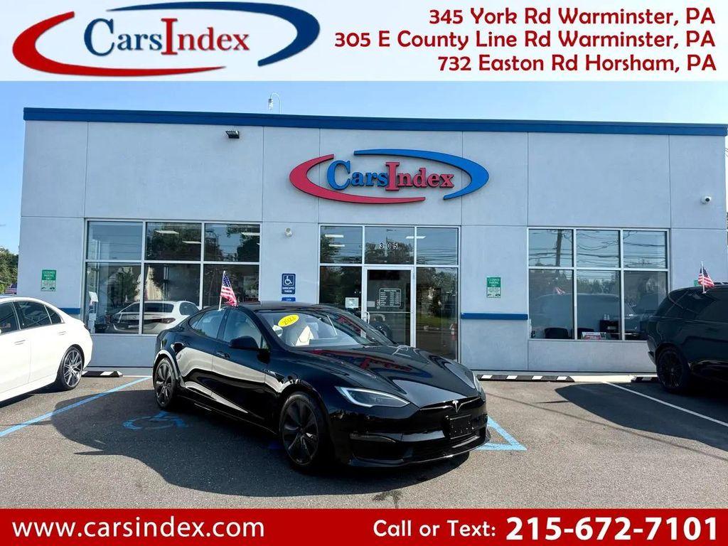 used 2022 Tesla Model S car, priced at $41,999