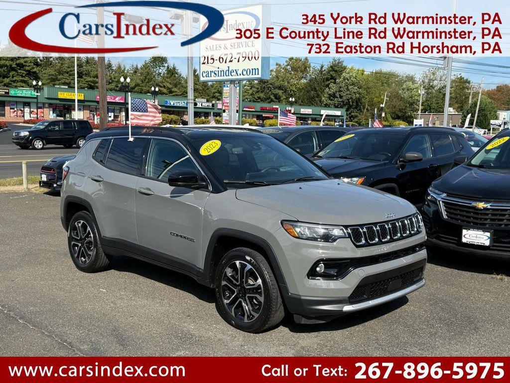 used 2023 Jeep Compass car, priced at $20,299