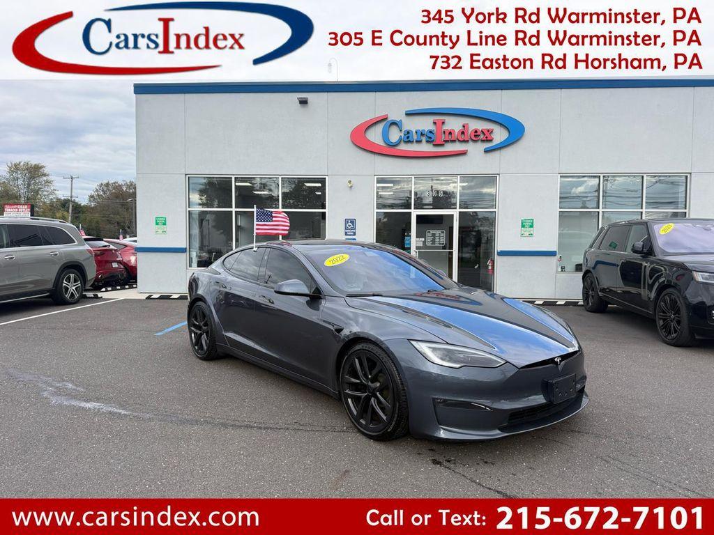 used 2022 Tesla Model S car, priced at $44,499