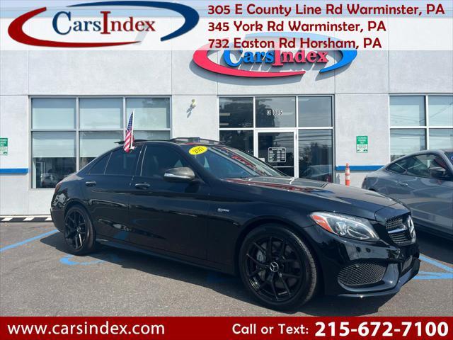 used 2017 Mercedes-Benz AMG C 43 car, priced at $28,999