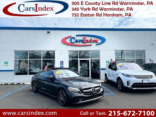 used 2021 Mercedes-Benz AMG C 43 car, priced at $47,399