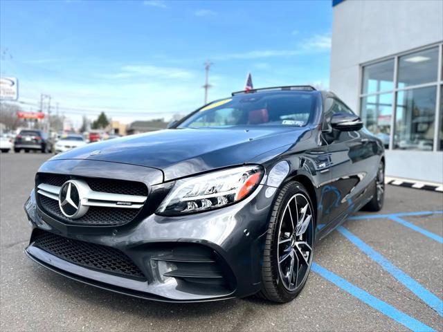 used 2021 Mercedes-Benz AMG C 43 car, priced at $47,399