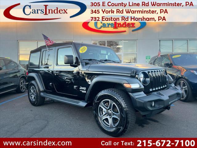 used 2020 Jeep Wrangler Unlimited car, priced at $25,999