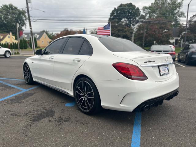 used 2021 Mercedes-Benz AMG C 43 car, priced at $46,999