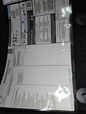 new 2026 Nissan Rogue car, priced at $27,075