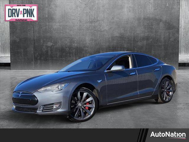 used 2014 Tesla Model S car, priced at $15,491