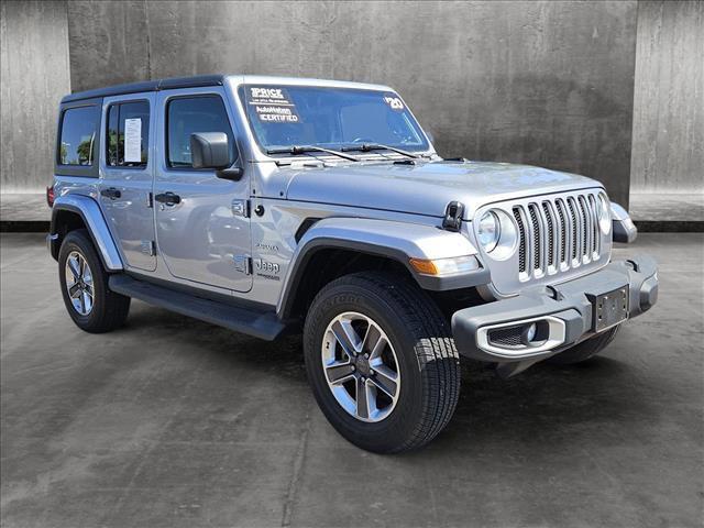 used 2020 Jeep Wrangler Unlimited car, priced at $32,495