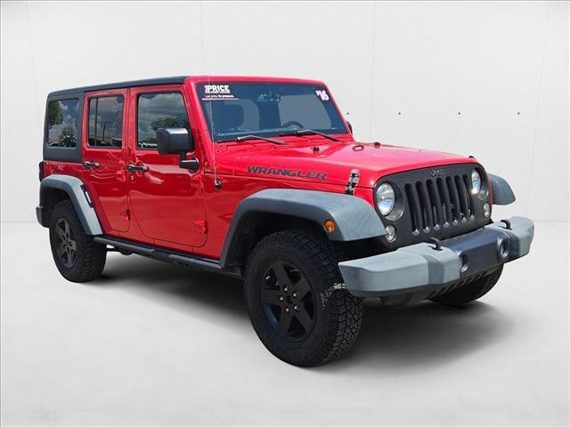 used 2016 Jeep Wrangler Unlimited car, priced at $15,999