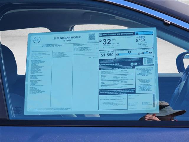 new 2026 Nissan Rogue car, priced at $27,180