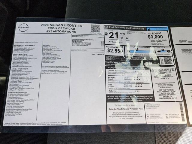 new 2024 Nissan Frontier car, priced at $37,786