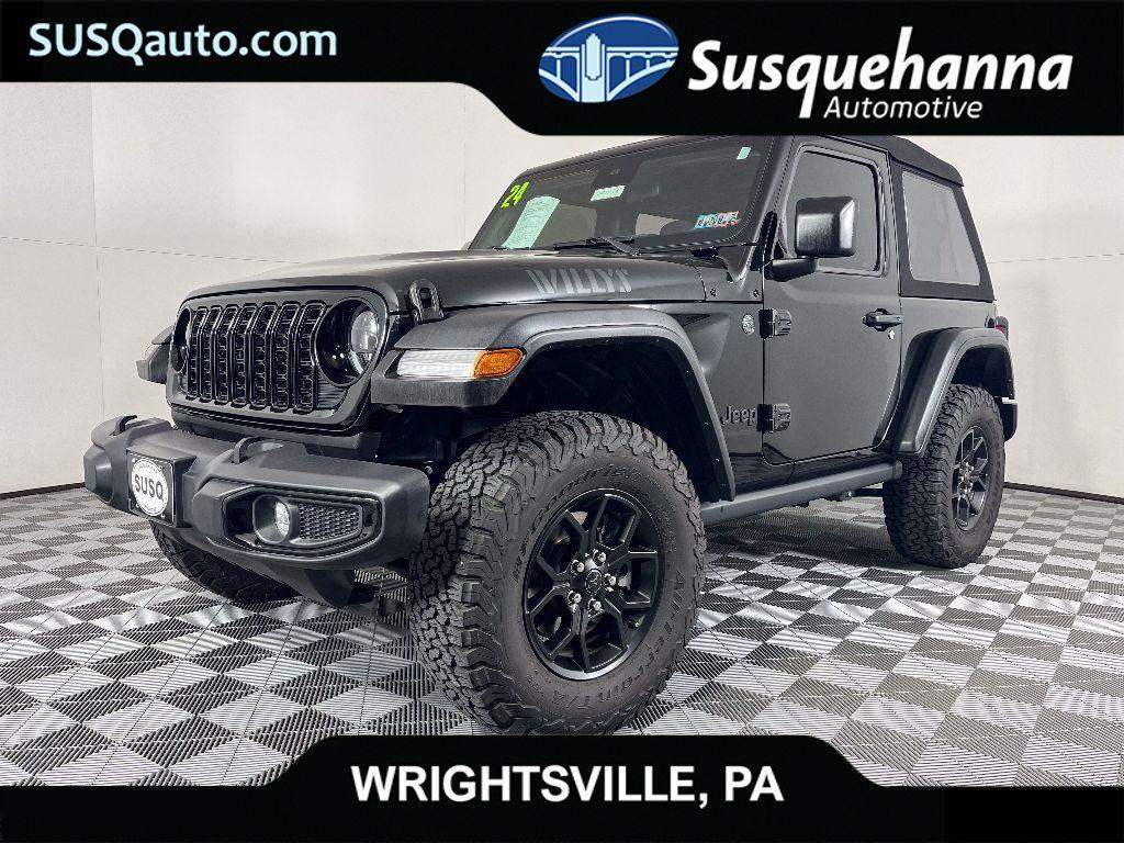 used 2024 Jeep Wrangler car, priced at $41,314