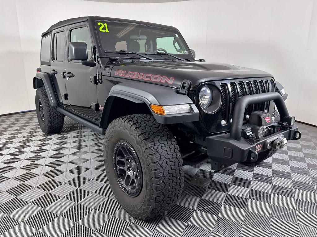 used 2021 Jeep Wrangler Unlimited car, priced at $32,234