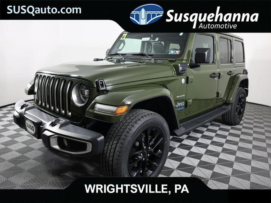 used 2021 Jeep Wrangler Unlimited 4xe car, priced at $39,490