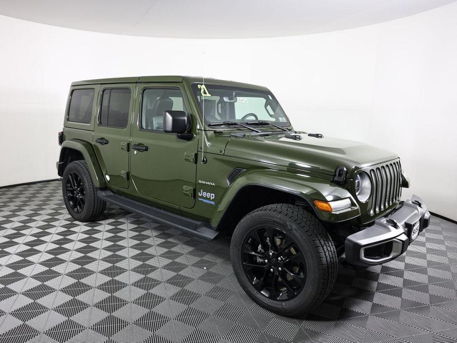 used 2021 Jeep Wrangler Unlimited 4xe car, priced at $36,990
