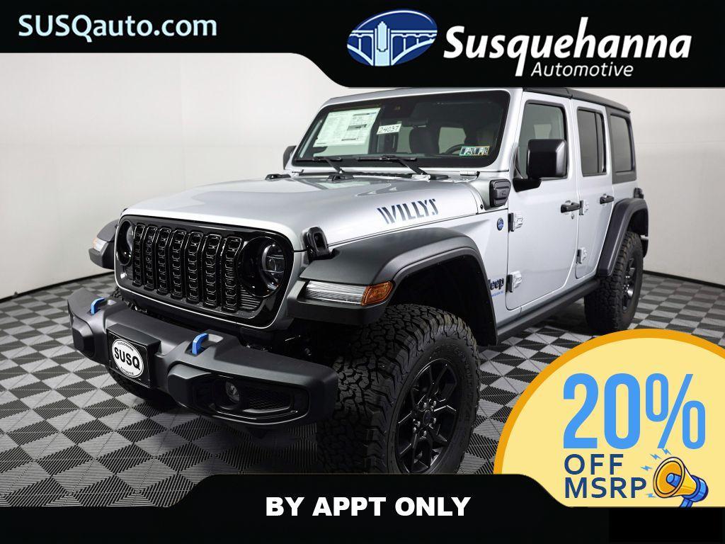 new 2024 Jeep Wrangler 4xe car, priced at $50,488