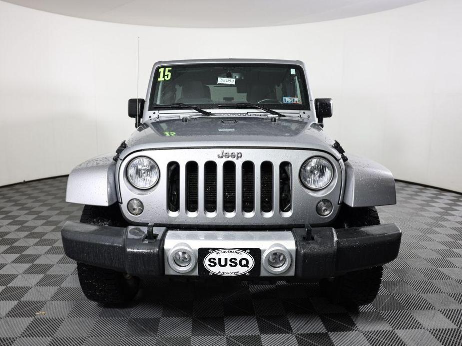 used 2015 Jeep Wrangler Unlimited car, priced at $16,990