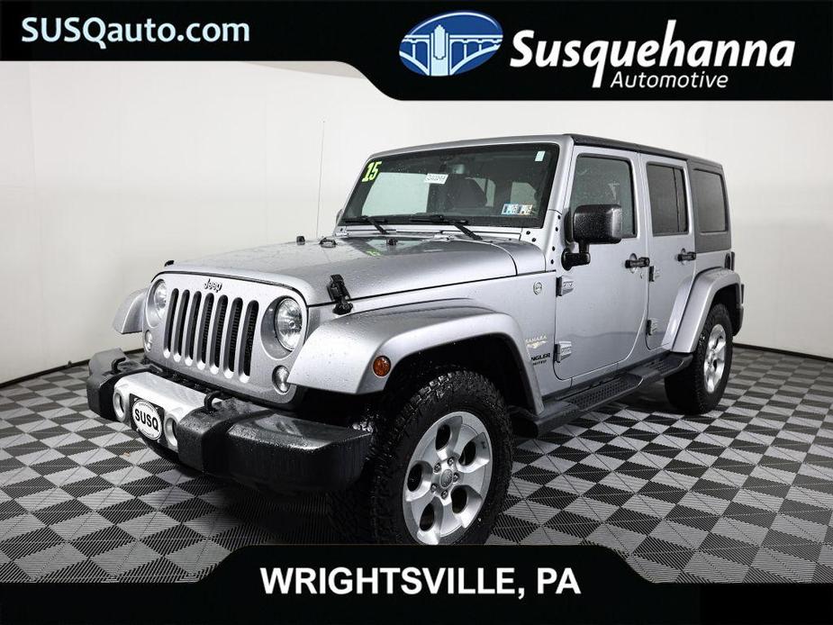 used 2015 Jeep Wrangler Unlimited car, priced at $16,990