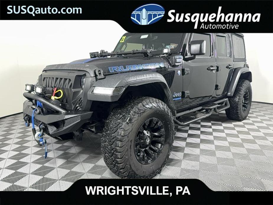 used 2021 Jeep Wrangler Unlimited 4xe car, priced at $34,002