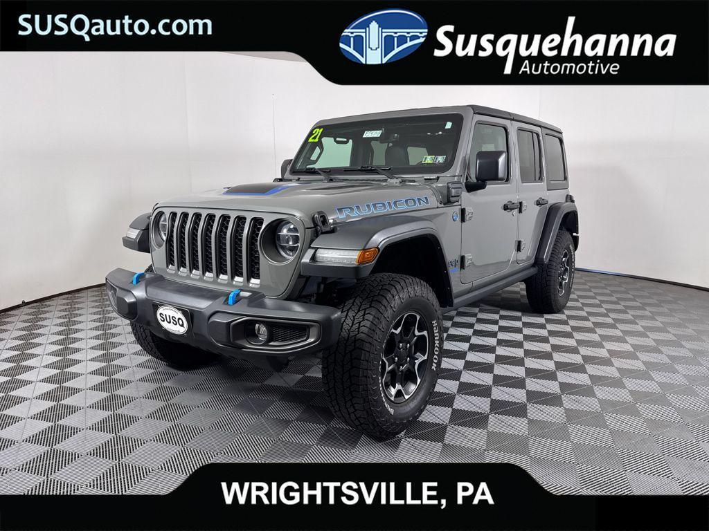 used 2021 Jeep Wrangler Unlimited 4xe car, priced at $29,990