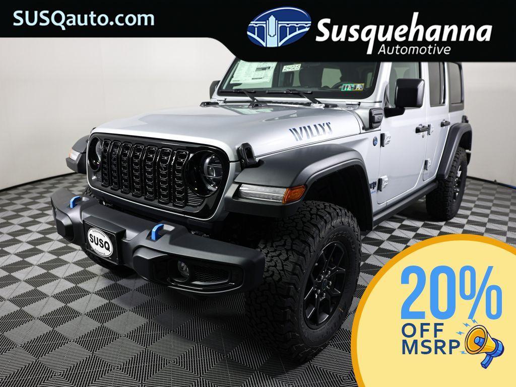 new 2024 Jeep Wrangler 4xe car, priced at $50,248