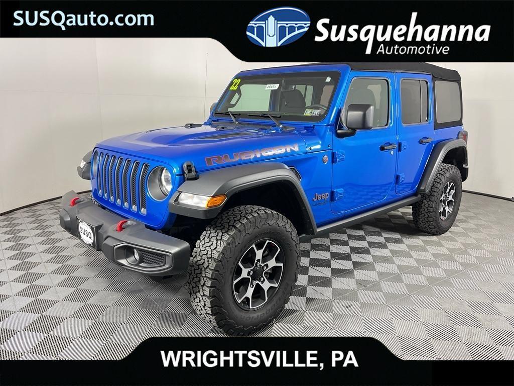 used 2022 Jeep Wrangler Unlimited car, priced at $38,582