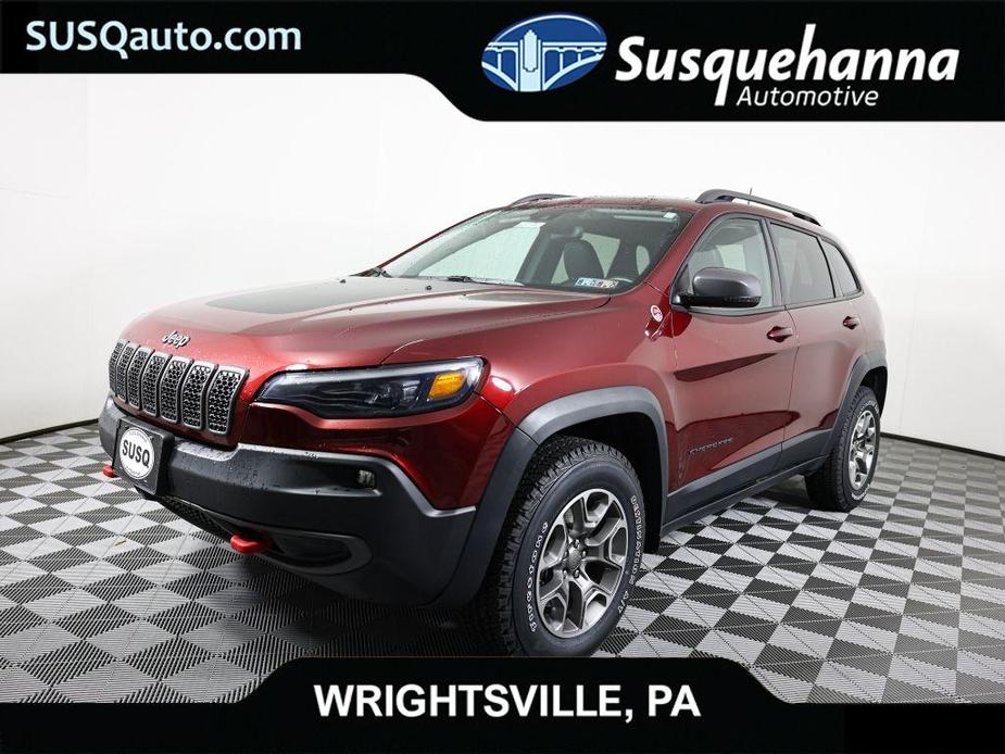 used 2021 Jeep Cherokee car, priced at $24,990