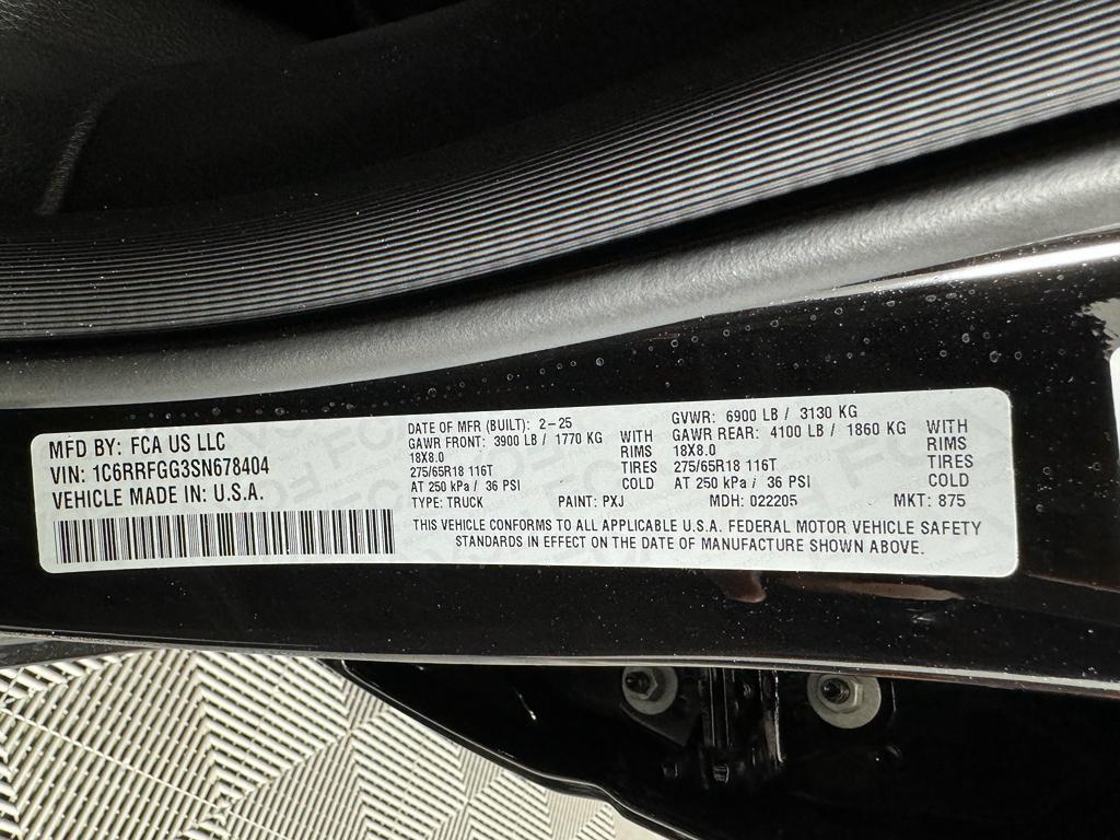 new 2025 Ram 1500 car, priced at $43,080