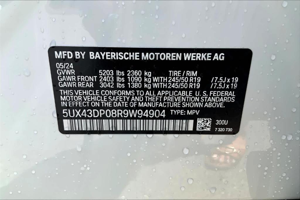 used 2024 BMW X3 car, priced at $52,777