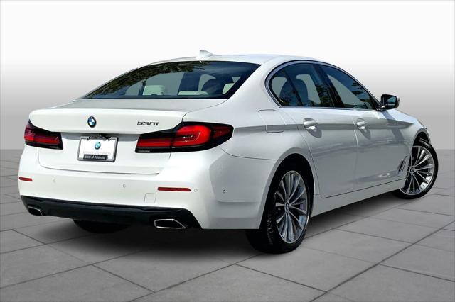 used 2021 BMW 530 car, priced at $35,498