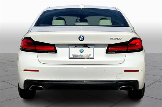 used 2021 BMW 530 car, priced at $35,498