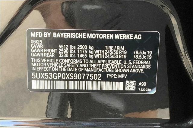 new 2025 BMW X3 car, priced at $59,335